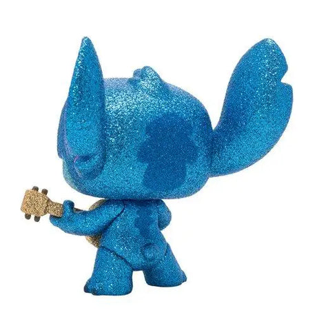 Sonic the Hedge Funko Pop Vinyl Figure in Stitch with Ukulele Diamond Glitter Vinyl Figure