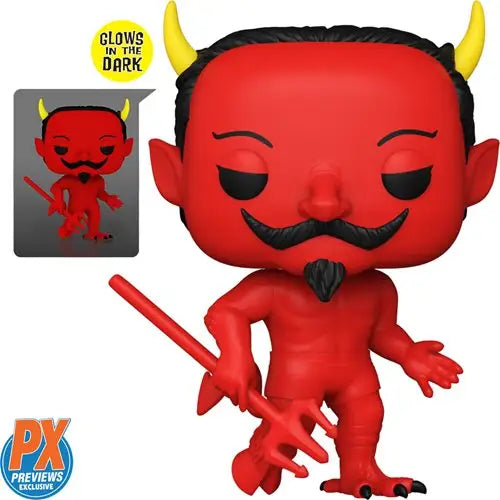 Glow-in-the-Dark Loteria El Diablito Funko Pop vinyl figure collectors item