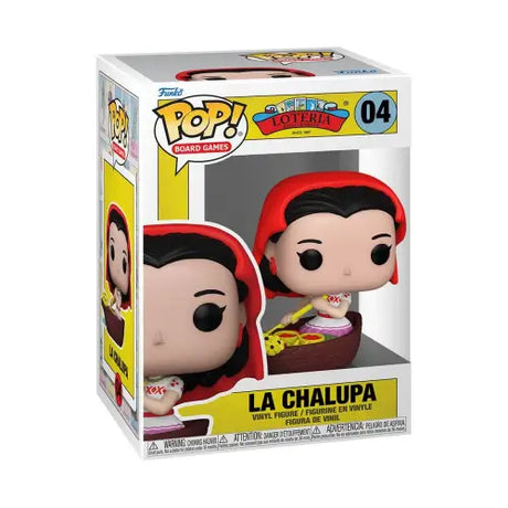 Loteria La Chalupa Funko Pop Vinyl Figure #04 displayed in its box