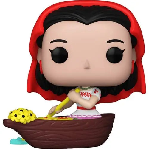 Frida Kahlo Funko Pop vinyl figure in a boat from Loteria La Chalupa collection