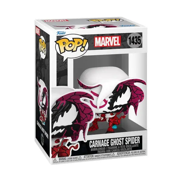 Carnage Ghost Spider Funko Pop! Vinyl Figure #1435 from Marvel collectibles