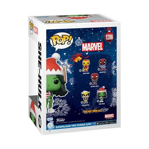 Festive She-Hulk Funko Pop Marvel Holiday 2-Pack