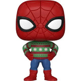 Festive Spider-Man Sweater Funko Pop Vinyl Figure