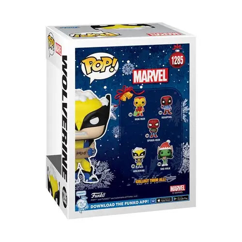 Marvel Holiday Wolverine Funko Pop 2-pack featuring two funko pop marvel characters.