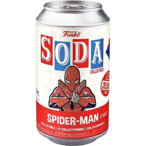 Japanese Spider-Man Vinyl Soda - Exclusive Marvel Collectible showcasing Spider-Man can artwork