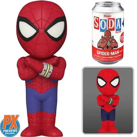 Spider-Man Funko Pop Vinyl Figure - Japanese Spider-Man Vinyl Soda Previews Exclusive