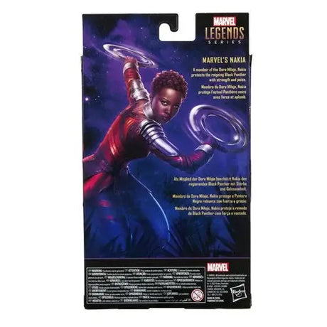 Marvel Legends Nakia Black Panther Dora Milaje Action Figure with Hasbro Marvel Legends Series 6 Captain Marvel’s Battle