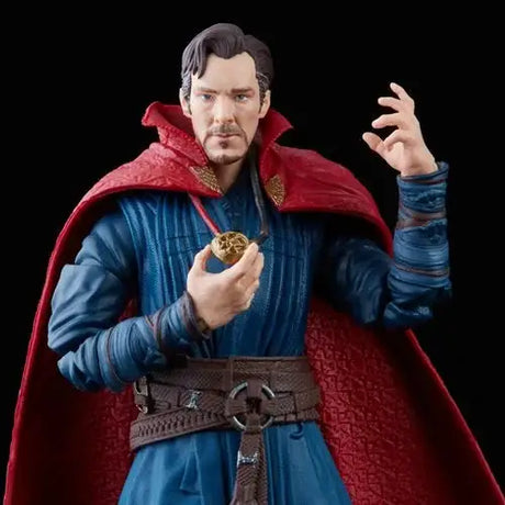 Marvel Legends Doctor Strange Figure: toy man in blue cloak