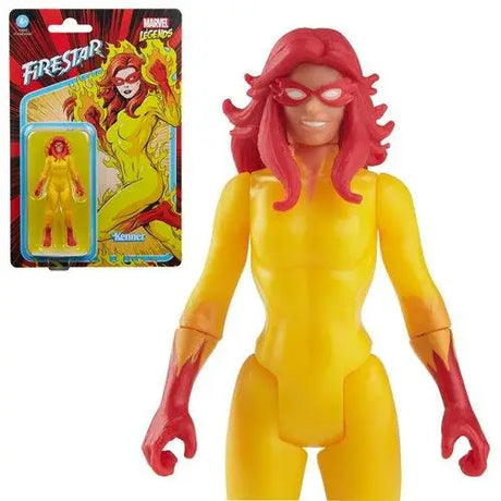 The Flash Action Figure showcased in Firestar Marvel Legends Retro Action Figure.