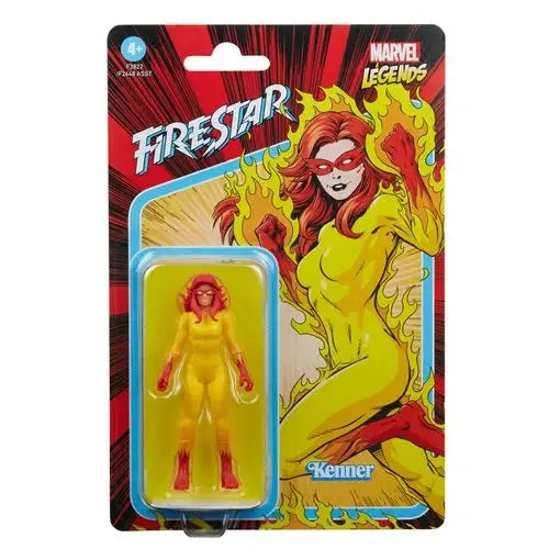 Marvel Legends Retro Firestar Action Figure - Marvel 2 Action Figure Displayed