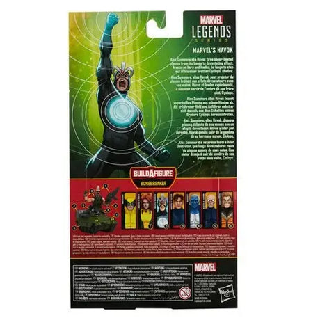 Marvel Legends Series 6 Iron Man action figure in X-Men Marvel Legends Havok product.