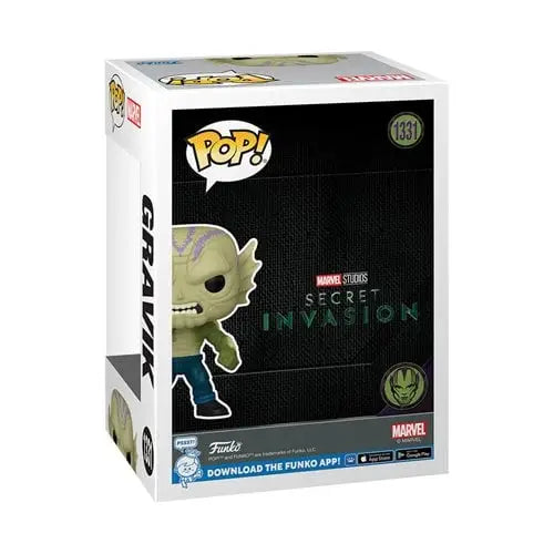 Marvel’s Secret Invasion Gravik Funko Pop Figure featuring Hulk from Marvel