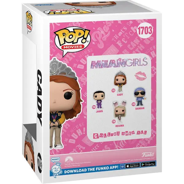 Cady Heron Funko Pop vinyl figure box celebrating Mean Girls 20th Anniversary