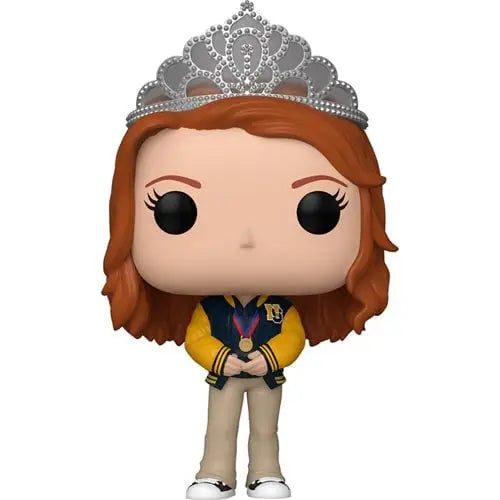 Cady Heron Funko Pop from 20th Anniversary in tiara, yellow jacket, and khaki pants