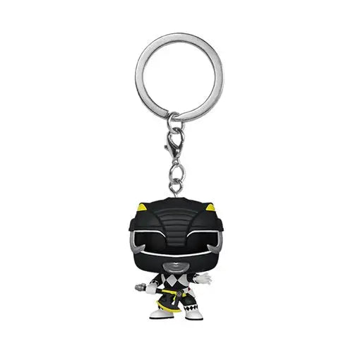 Funko Pop keychain NHL Pittsburgh Blackhawks featuring Morphin Power Rangers Black Ranger Key Chain