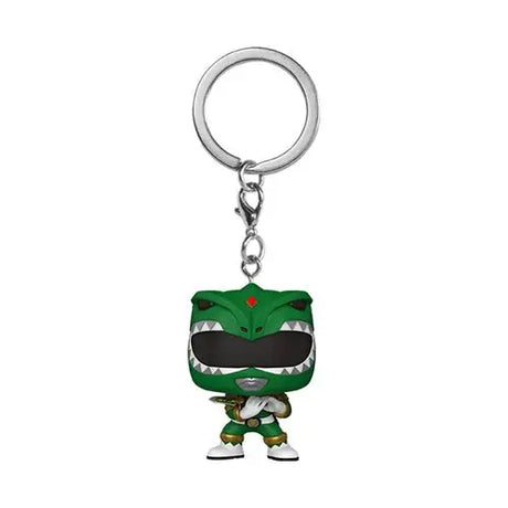 Green Ranger Funko Pocket Pop Keychain featuring The Crocodile Funko PopKeyPressed Character