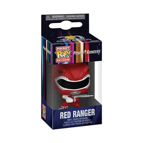 Limited Edition Red Ranger Key Chain: Funko Pop Vinyl Figure