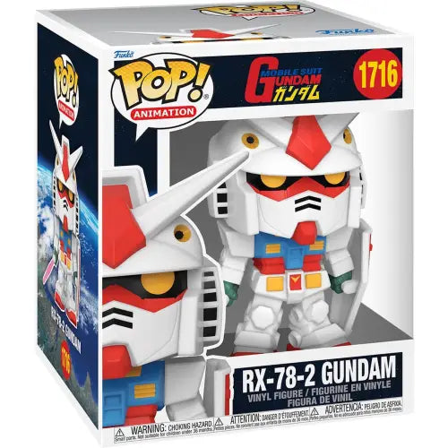 Funko Pop! figure of RX-78-2 Gundam from Mobile Suit Gundam series, #1716 collectible