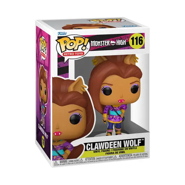 Funko Pop! Vinyl Figure of Clawdeen Wolf from Monster High #116 collectible