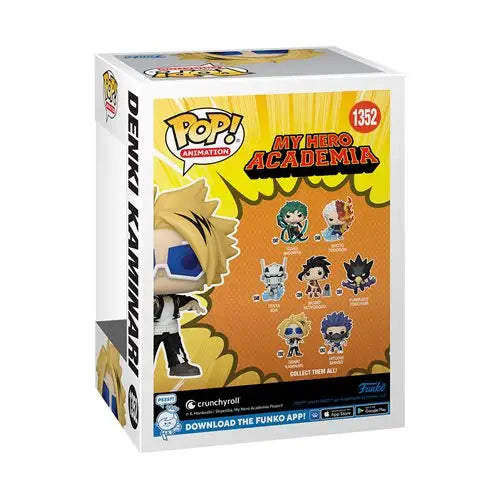 Denki Kaminari Funko Pop Figure set featuring Hero Academia characters.