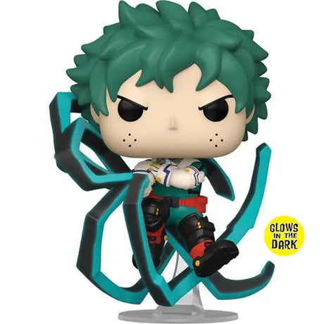 Izuku Midoriya Blackwhip Glow-in-the-Dark Funko pop anime figure.