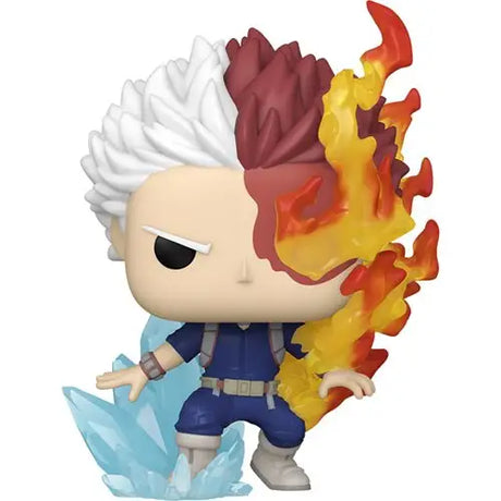 Shoto Todoroki Funko Pop Vinyl Figure from Hero Academia with fire on head