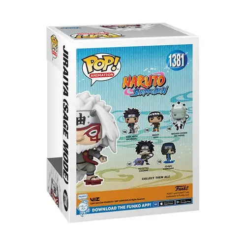 Jiraiya Sage Mode Pop Vinyl Figure Set - Shippuden Jiraiya Sage Mode Funko Pop Displayed