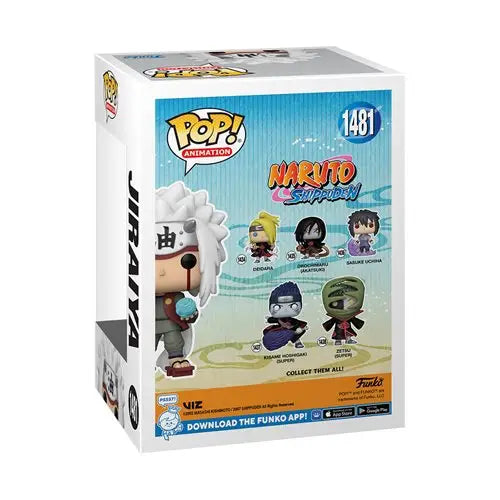 Shippuden Jiraiya Rasengan Glow Dark Funko pop vinyl figure set