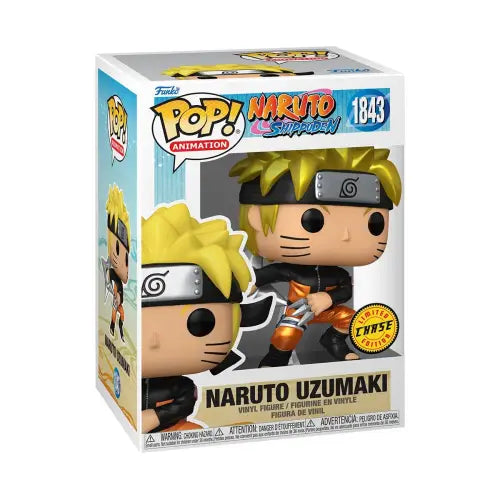 Funko Pop vinyl figure of Naruto Uzumaki from Shippuden with Shuriken #1843