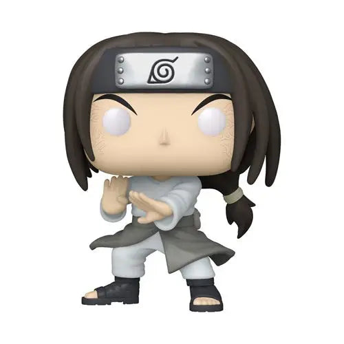 Hyuga FunKo Pop with sword figurine.