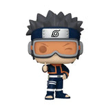 Funko Pop figure of Shippuden Obito Uchiha wearing goggles and Leaf Village headband