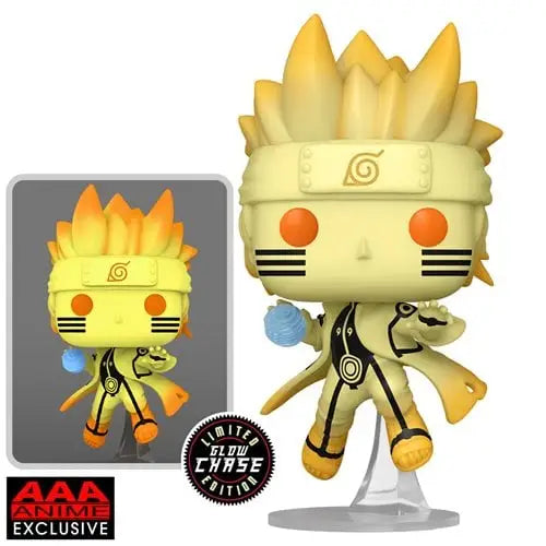 Naruto Uzumaki Kurama Link Mode Funko Pop vinyl figure from AAA Anime Exclusive.