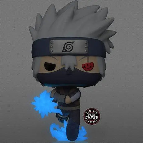 Young Kakashi Hatake Glow-in-the-Dark Funko Pop - AAA Anime Exclusive figurine with glowing face.