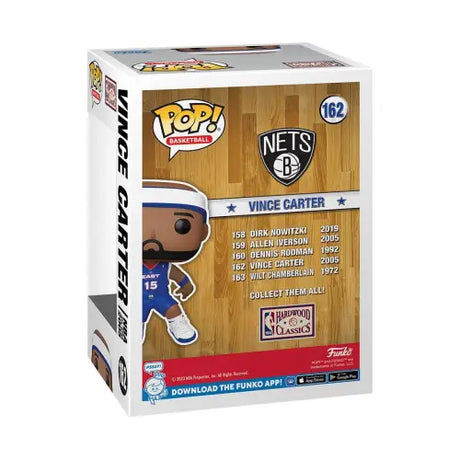 Vince Carter Funko Pop vinyl figure in Brooklyn Nets uniform, NBA: All-Stars edition