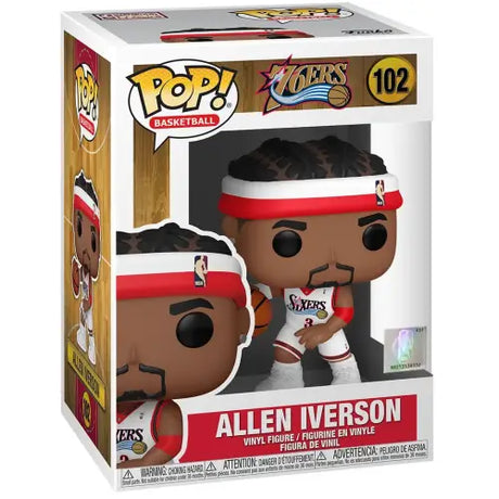 Legends Allen Iverson Funko Pop vinyl figure in Philadelphia 76ers uniform