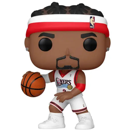 Funko Pop figurine of legends Allen Iverson with basketball for NBA fans