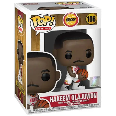 Hakeem Olajuwon Rockets Home Funko Pop Figure #106 NBA James Paul Vinyl Figure