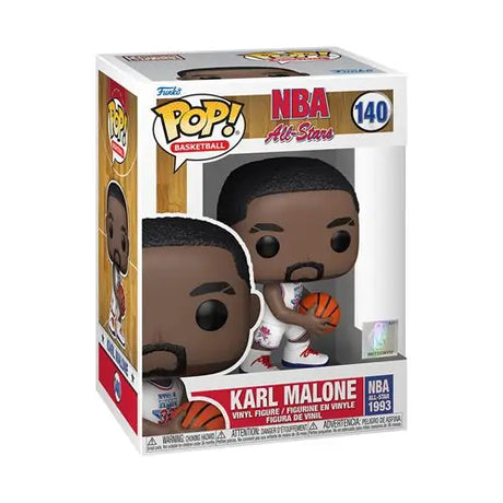 NBA Legends Karl Malone White All-Star Uniform 1993 Pop! Vinyl Figure #140