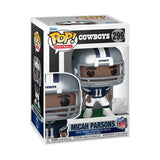 Funko Pop NFL Dallas Cowboys Micah Parsons figure in number 11 jersey and silver helmet