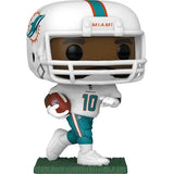 Miami Dolphins Tyreek Hill Funko Pop Vinyl Figure holding football