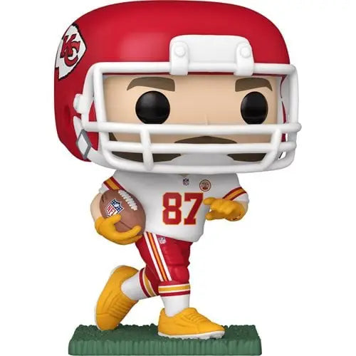 NFL Kansas City Chiefs Travis Kelce Funko Pop figure in running pose with football