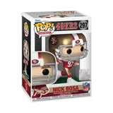 Nick Bosa Funko Pop! Vinyl Figure #297 in San Francisco 49ers jersey number 97