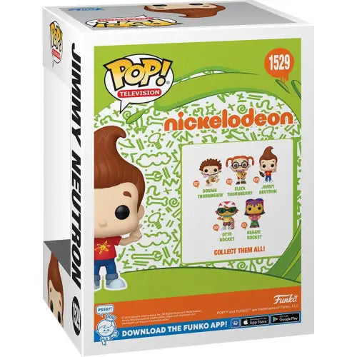 Funko Pop vinyl figure box featuring Jimmy Neutron from Jimmy Neutron Boy Genius