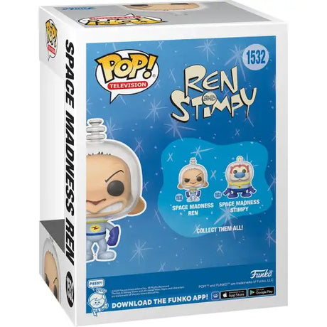 Funko Pop box featuring Space Madness Ren from The Ren & Stimpy Show #1532