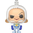 Funko Pop figure of Space Madness Ren in a space suit with blue gloves and lightning bolt