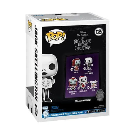 Jack Skellington 30th Anniversary Funko Pop Vinyl Figure from The Nightmare Before Christmas.