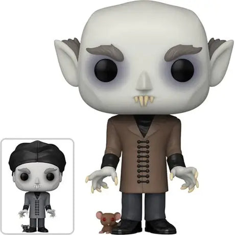 Nosferatu Count Orlok Funko Pop vinyl figure in brown coat with pointed ears and fangs