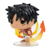 Red Hawk Luffy Pop Vinyl toy figure with fire - AAA Anime Exclusive