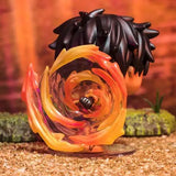 Red Hawk Luffy Pop Vinyl with spiral design - AAA Anime Exclusive