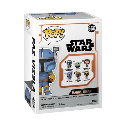 Star Wars Mandalorian Paz Vizsla Funko Pop Figurine